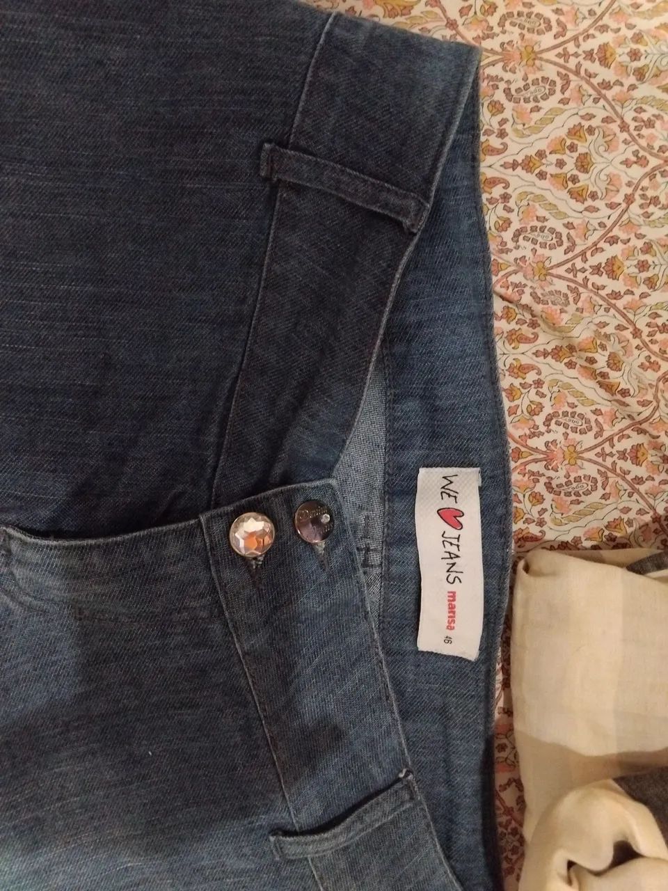 Calça jeans linda. Veste super bem!Tem conversa - Foto 2