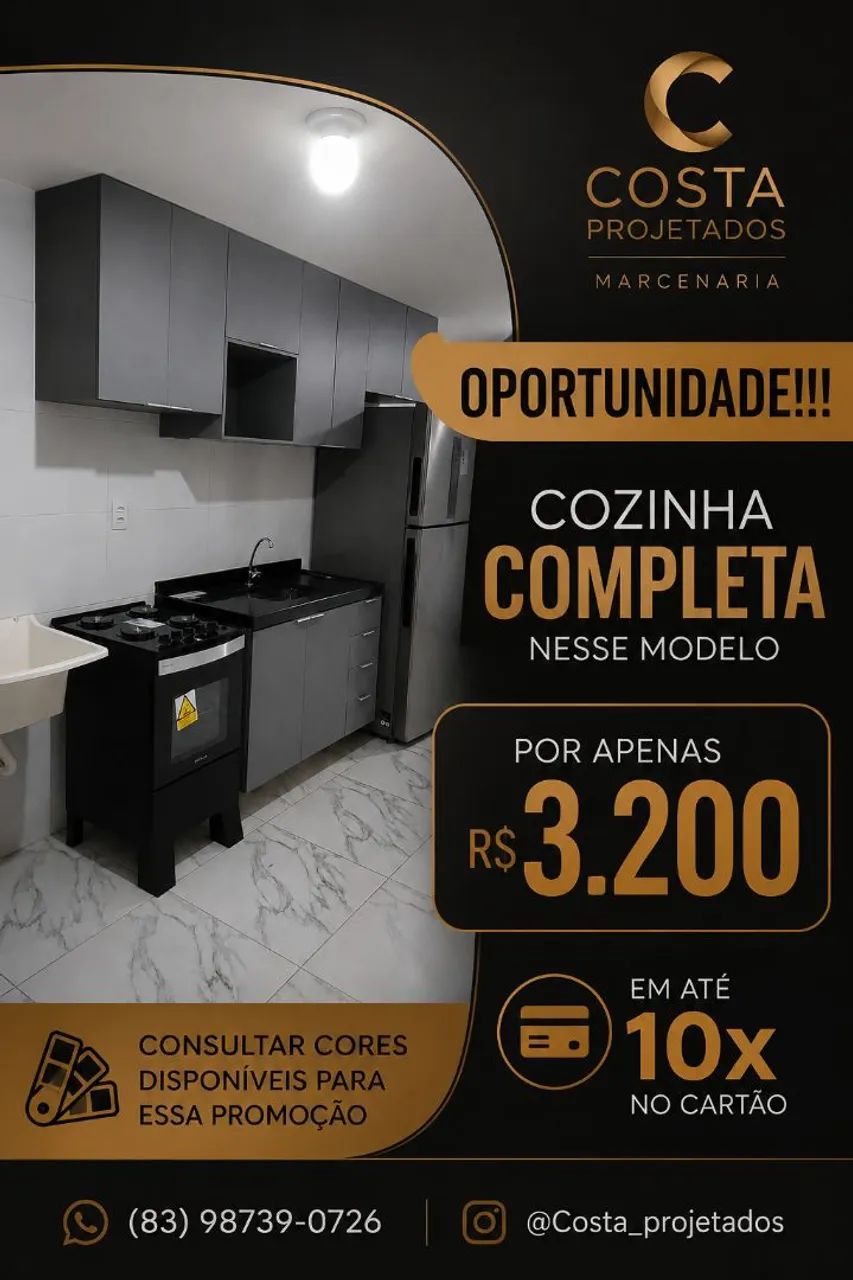 Cozinha projetada 