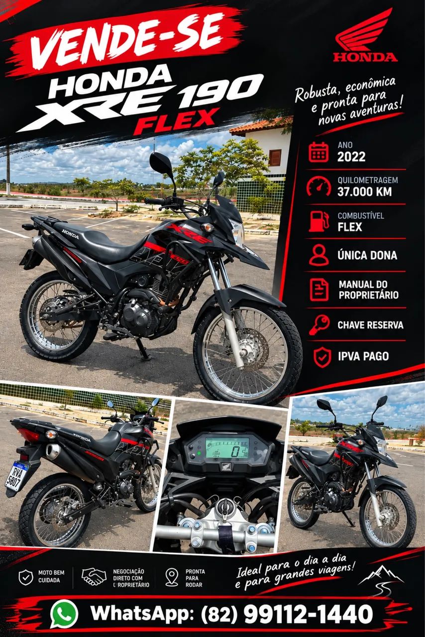 Xre 190 2022 