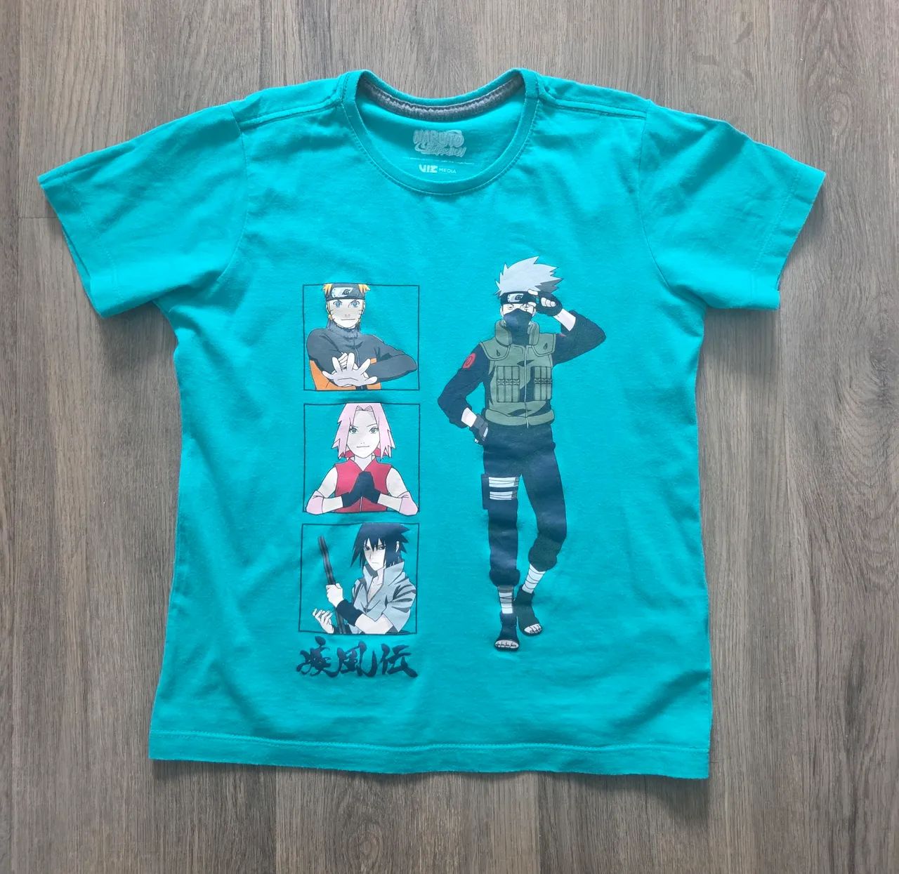 Camisa infantil do Naruto