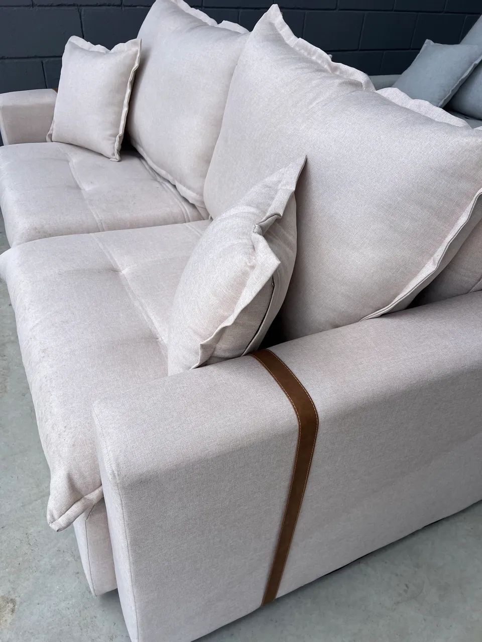 Sofá Sem Caixa Molas Ensacadas OUTLET DE FABRICA 