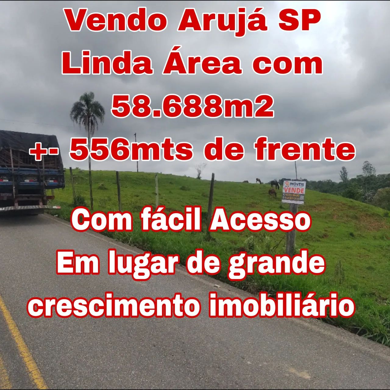 Área 58.688m2 Arujá SP 