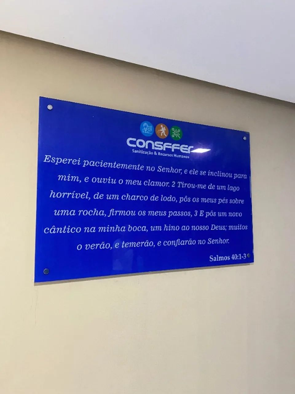 Placa de parede em acrílico  - Foto 3