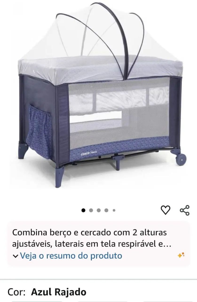 Vendo Berço Portátil  - Foto 2