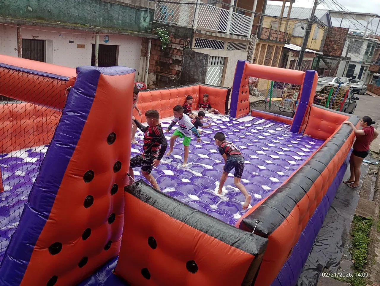 Futebol de sabão aluguel  - Foto 5