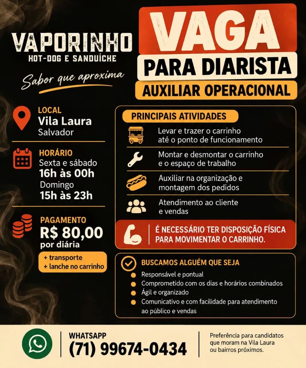 VAGA PARA DIARISTA - Foto 2