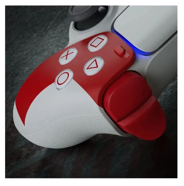 Controle Ps5 Sony Dualsense Edição Limitada God Of War Branco - Foto 5
