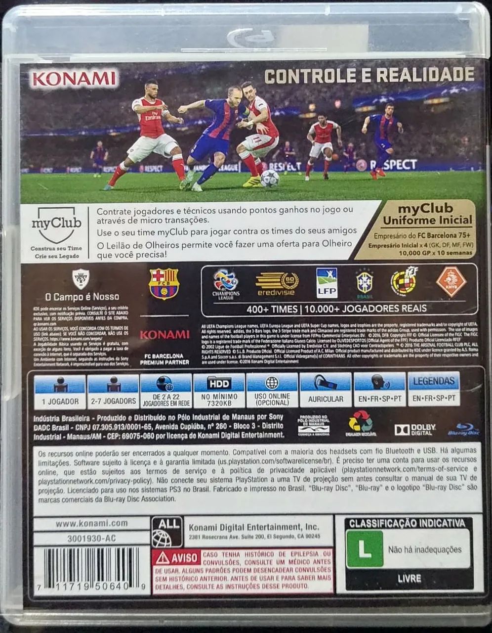PES 2017 PS3 - Foto 2