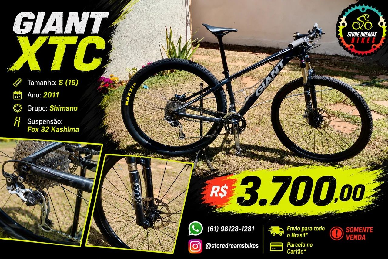 Giant XTC. - Tamanho: S (15). - Ciclismo - Norte (Águas Claras