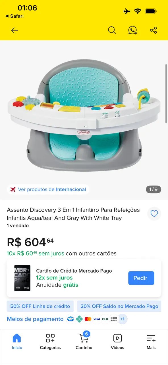 Cadeirinha infantil  - Foto 2