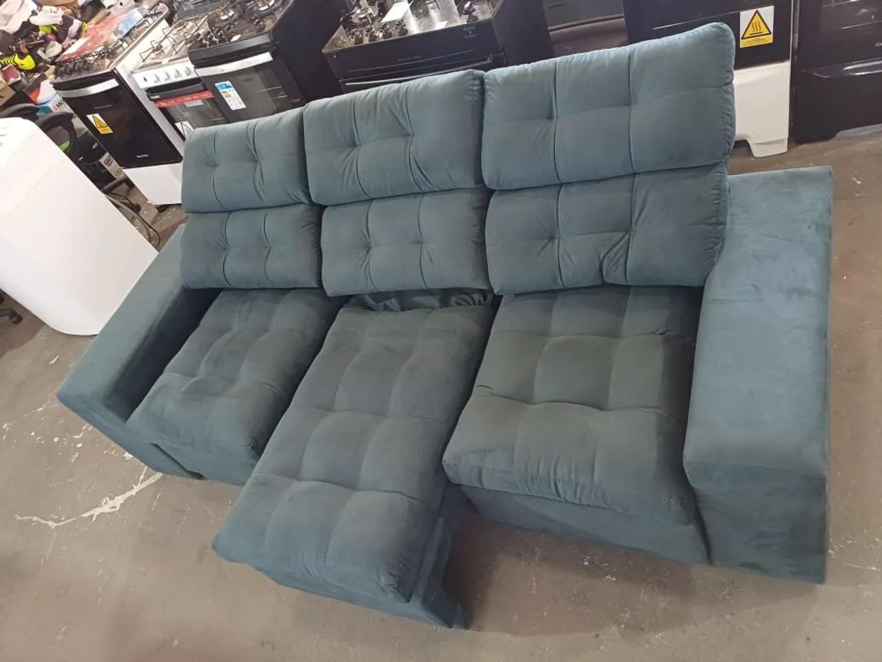 Sofa 4 Lugares Retratil Reinclinavel