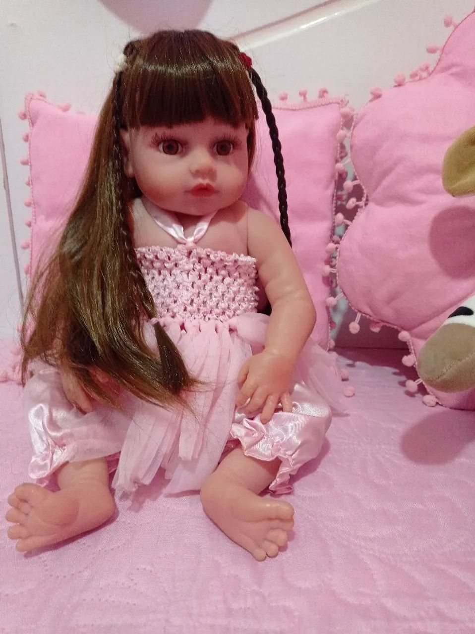 Bebê reborn com carrinho  - Foto 2