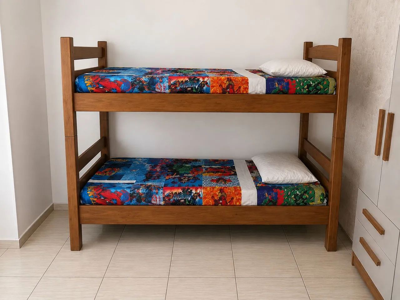 Beliche com 1 colchão 