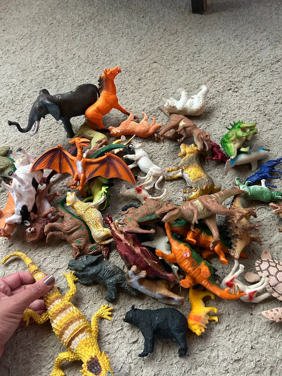 Lote de dinossauros e animais  - Foto 4