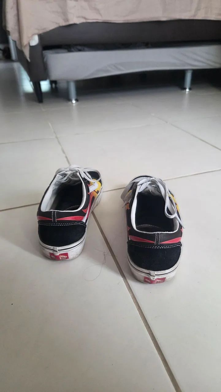 Tênis vans fire fogo - Foto 4