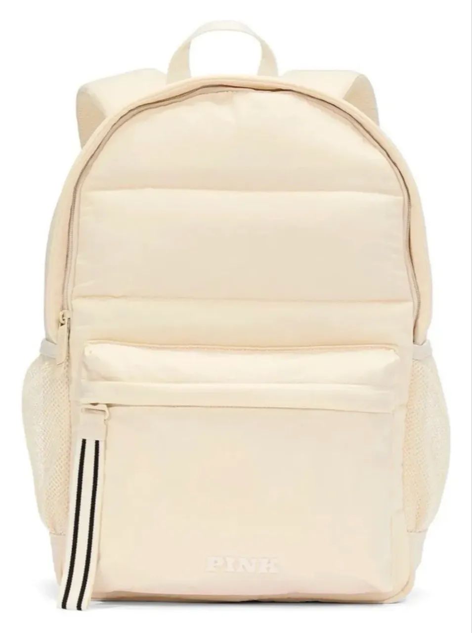 Mochila Acolchoada Creme Pink (victoria's Secret) Creme Liso - Foto 3