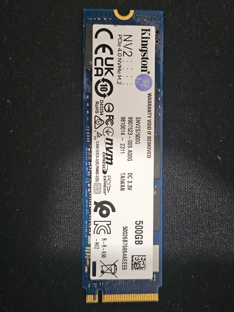 Ssd Kingston Nv2 500GB Pci 4.0