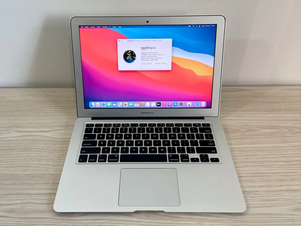MacBook Air i7 8GB 256SSD - Seminovo 
