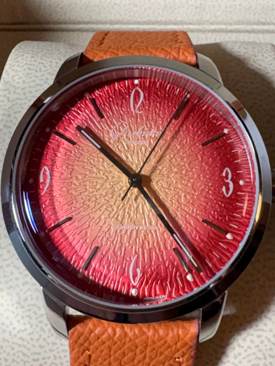 Relogio Glasshutte Original 39mm Super Clone - Foto 5