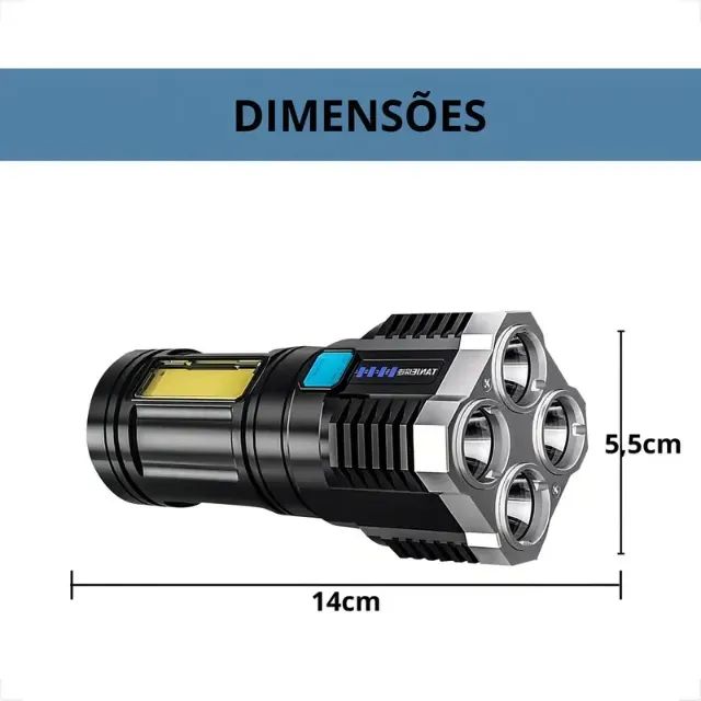 Lanterna Flashlight LE-8304 - Foto 4