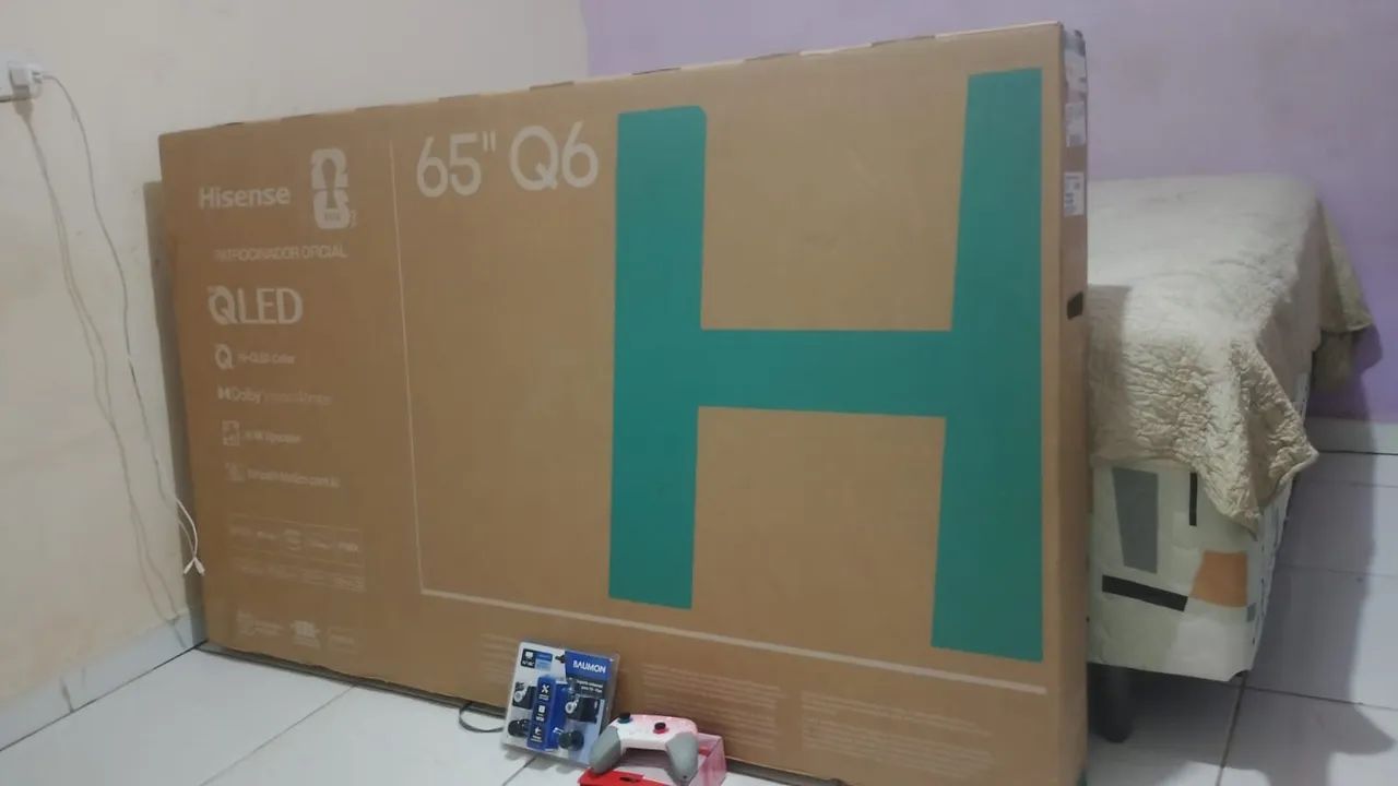 Smart TV Hisense 65" QLED 4K Q6 - Excelente Estado / Com Caixa   - Foto 4