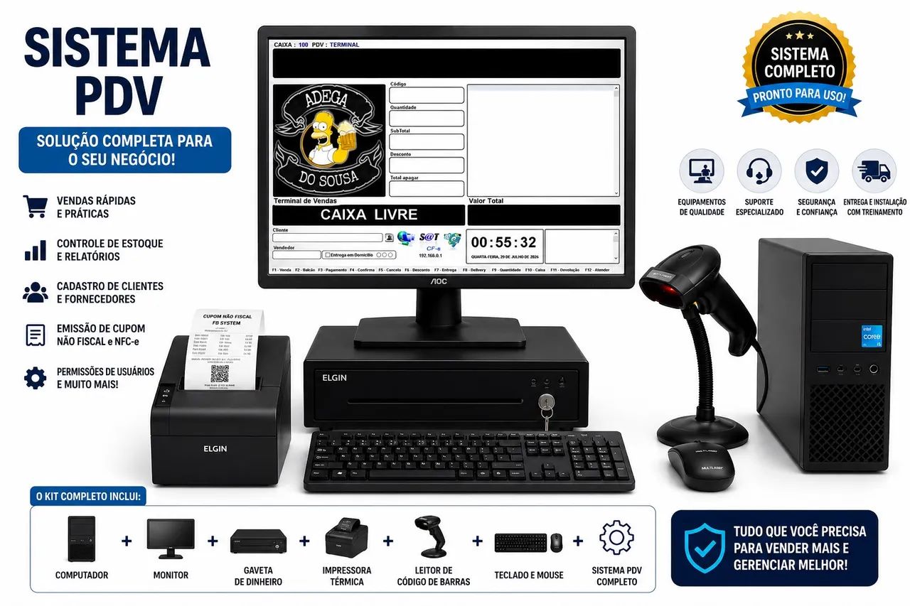 SISTEMA PDV - FRENTE DE CAIXA