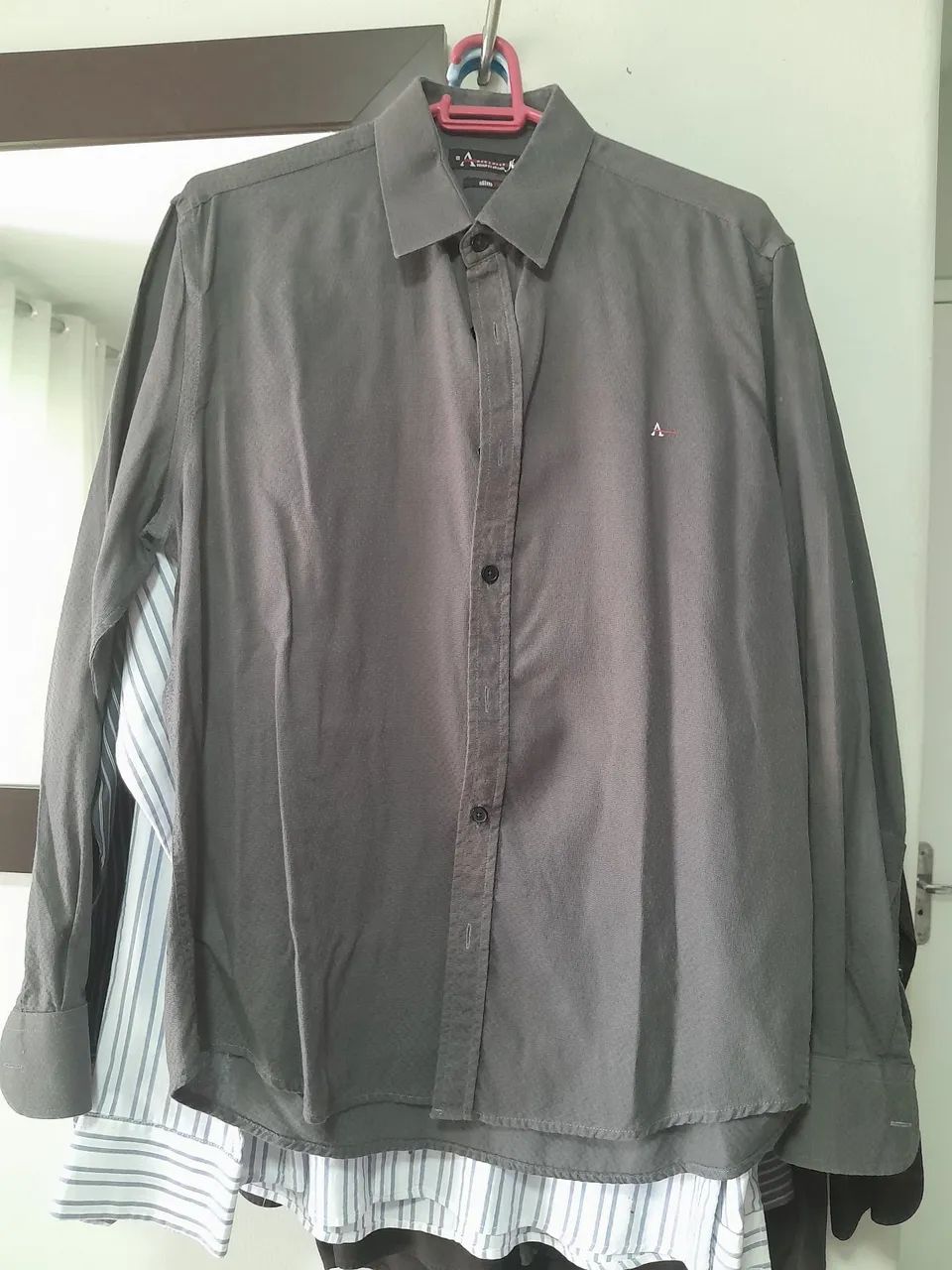 Camisa masculina manga longa 