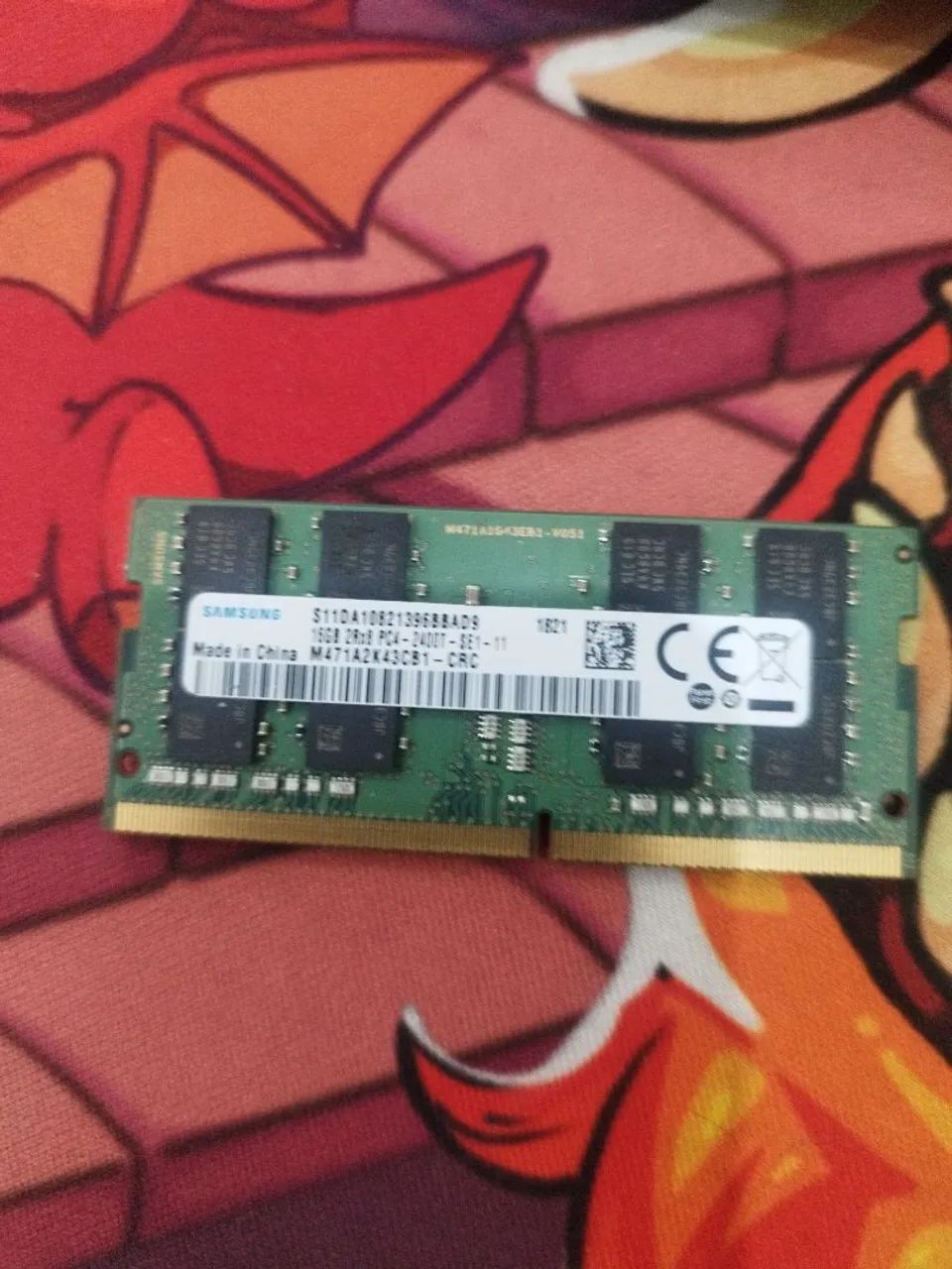 Memória ddr4 16 giga 2400t notebook 