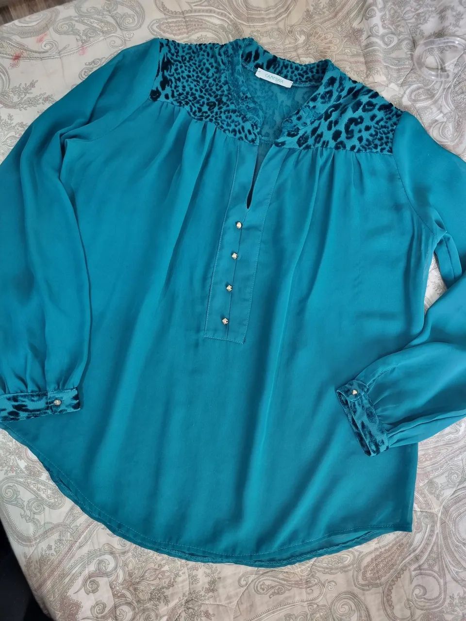Blusa chick em tecido fino M