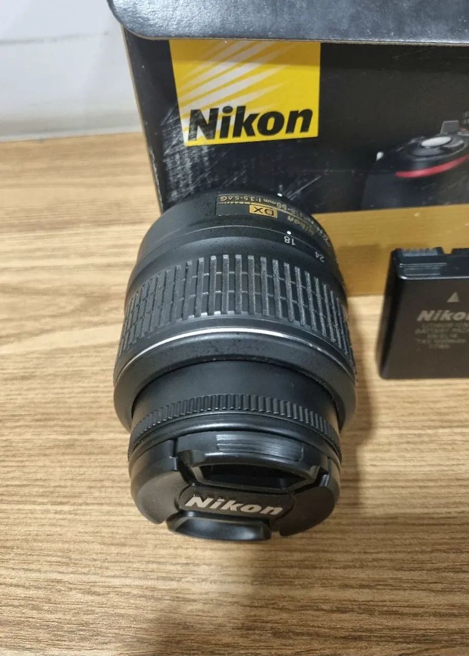 Nikon D5100 com lente 18-55mm e acessórios  - Foto 3
