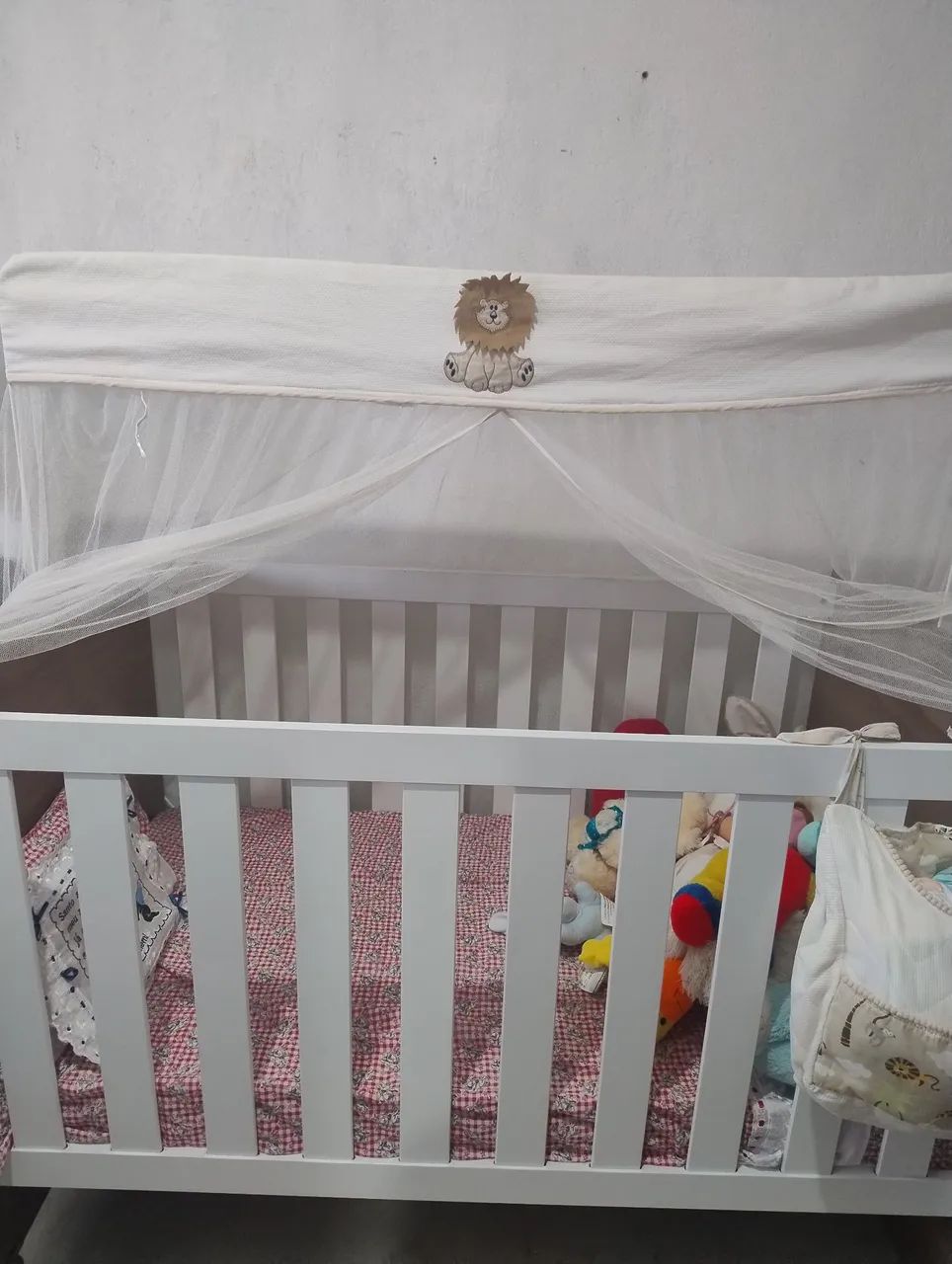 Berço branco e marrom - Foto 3