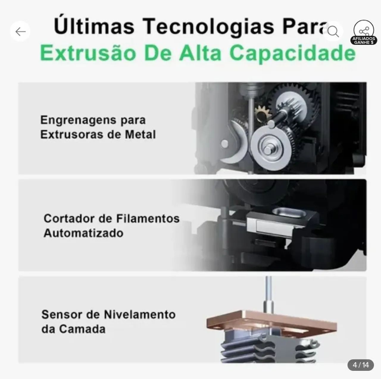 Impressora 3D cleality Hii combo - Foto 4