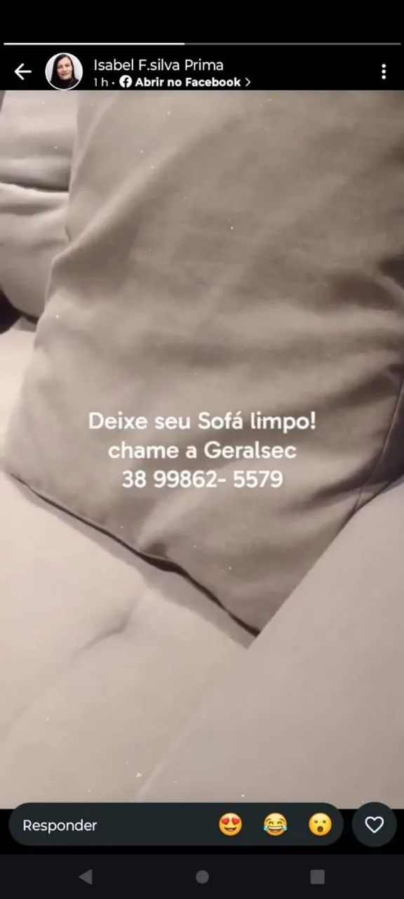 Lavagem de Sofás e similares 