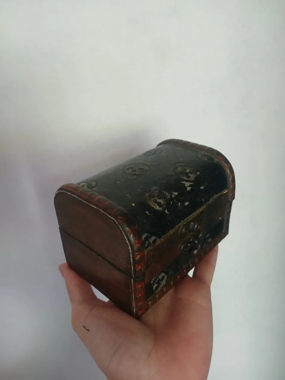 Caixa de madeira caveiras personalizada - Foto 2
