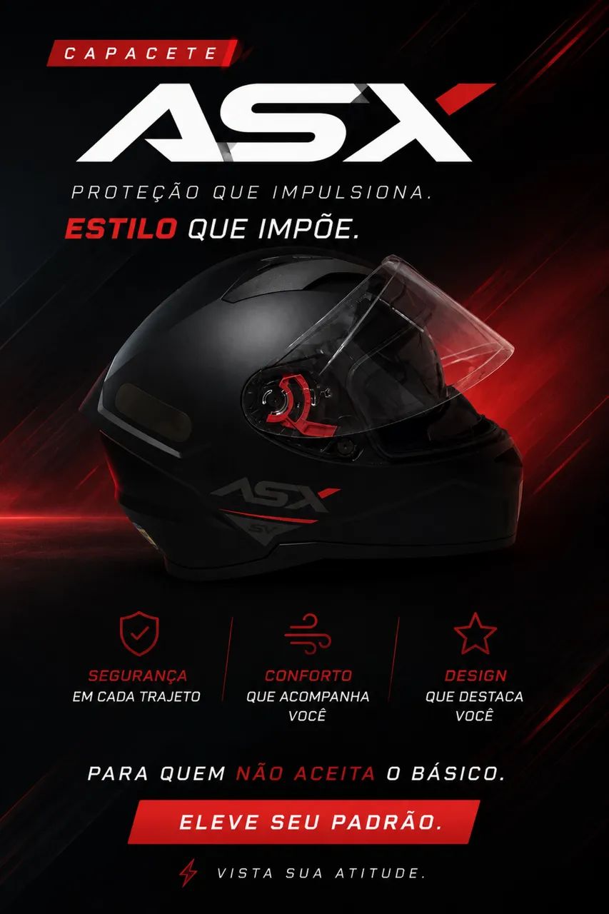 CAPACETE ASX  - Foto 2