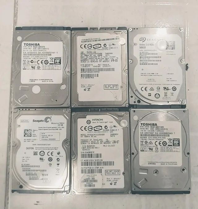  Hd de notebook com defeito 12 unidades  
