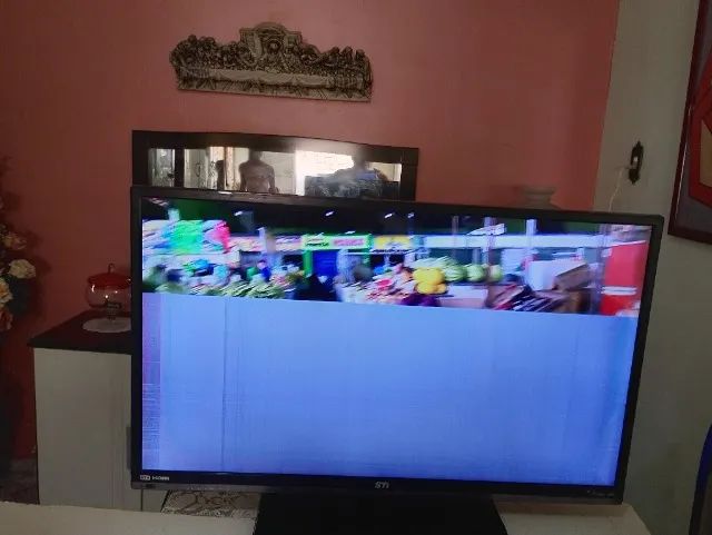 TV STI, 39 polegadas. usada, com defeito somente na imagem. - Foto 3