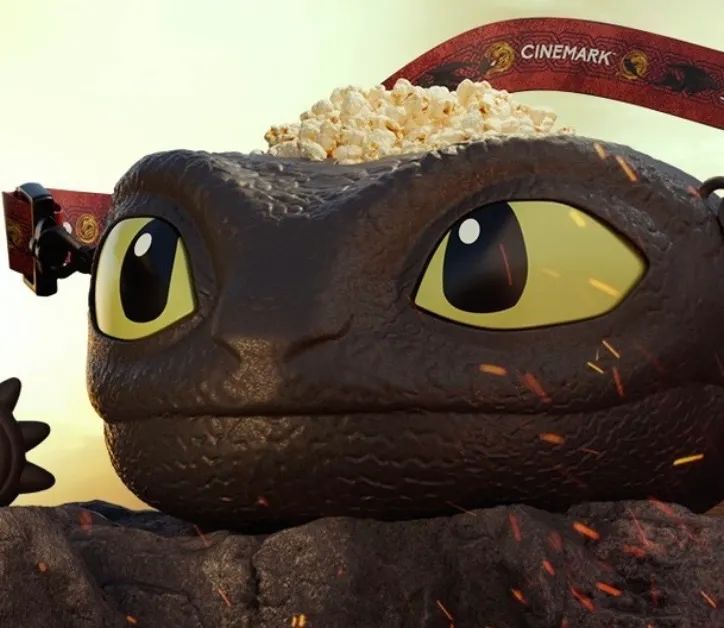 Balde Banguela Oficial Cinemark Como Treinar o Seu Dragão - Foto 4