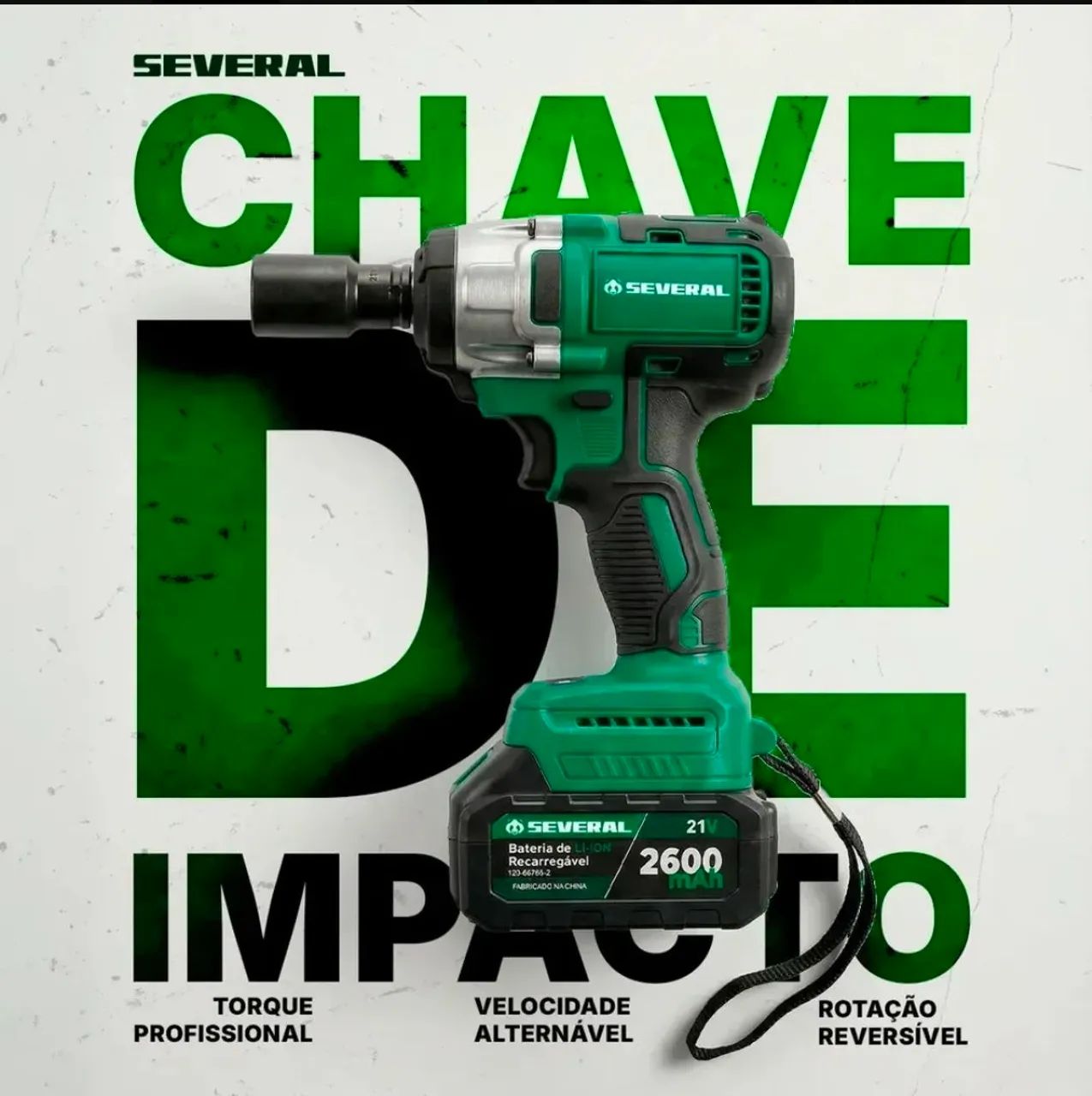 CHAVE DE IMPACTO  SEVERAL C/ Mandril Função Furadeira  - Foto 4