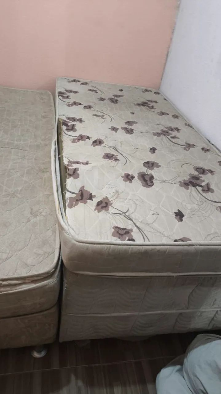 CAMA DE CASAL E CAMA DE SOLTEIRO