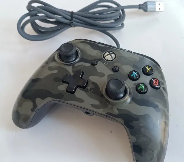 Controle Joystic PowerA Xbox One Series S/X + Cabo