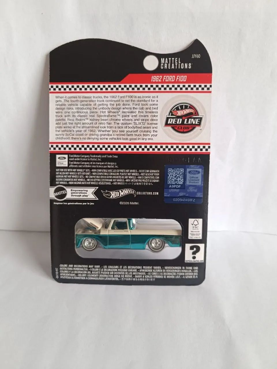 Hot Wheels RLC 1962 Ford F100 - Hobbies e coleções - Bairro Alto