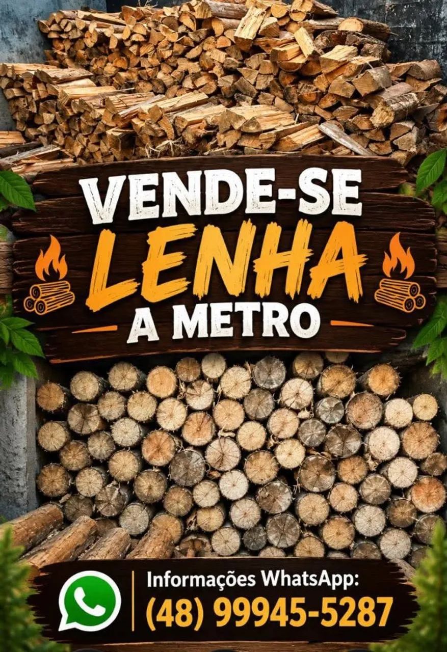 Lenha de eucalipto seca 