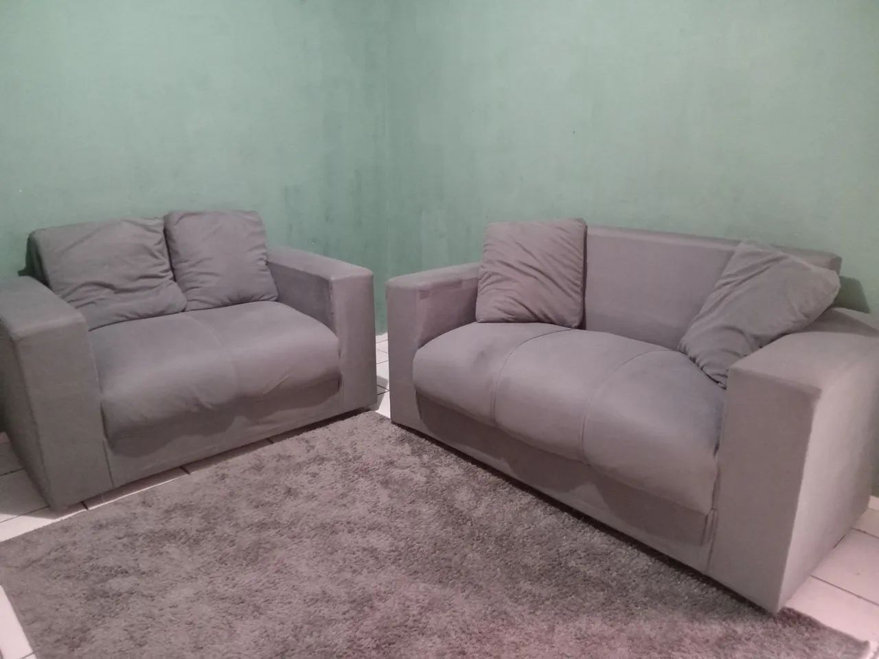 Vendo conjunto de sofá seminovo
