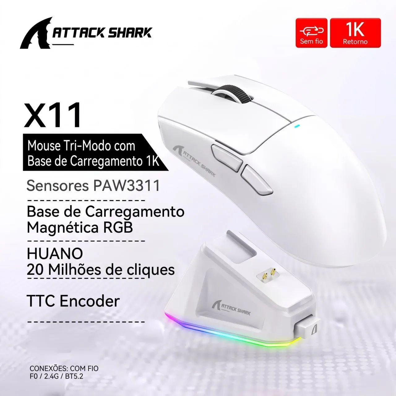 Mouse Attack Shark X11 - Foto 2