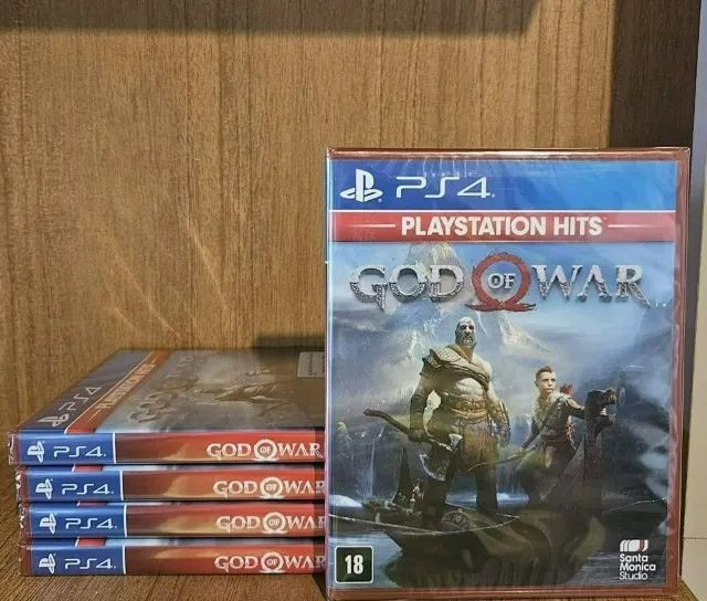 god of war ps4 novo lacrado