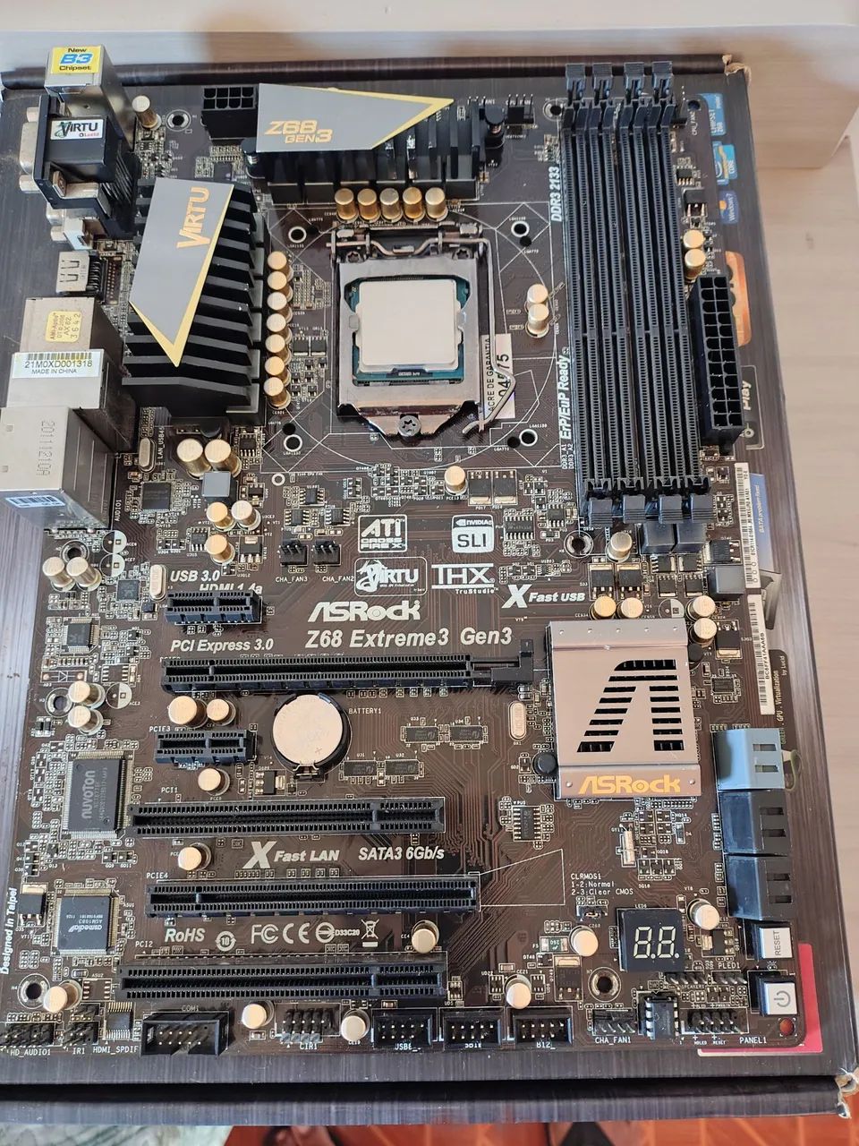 その他 EXZESX Placa mãe z68 extreme gen de com processador i7 16 giga de memória