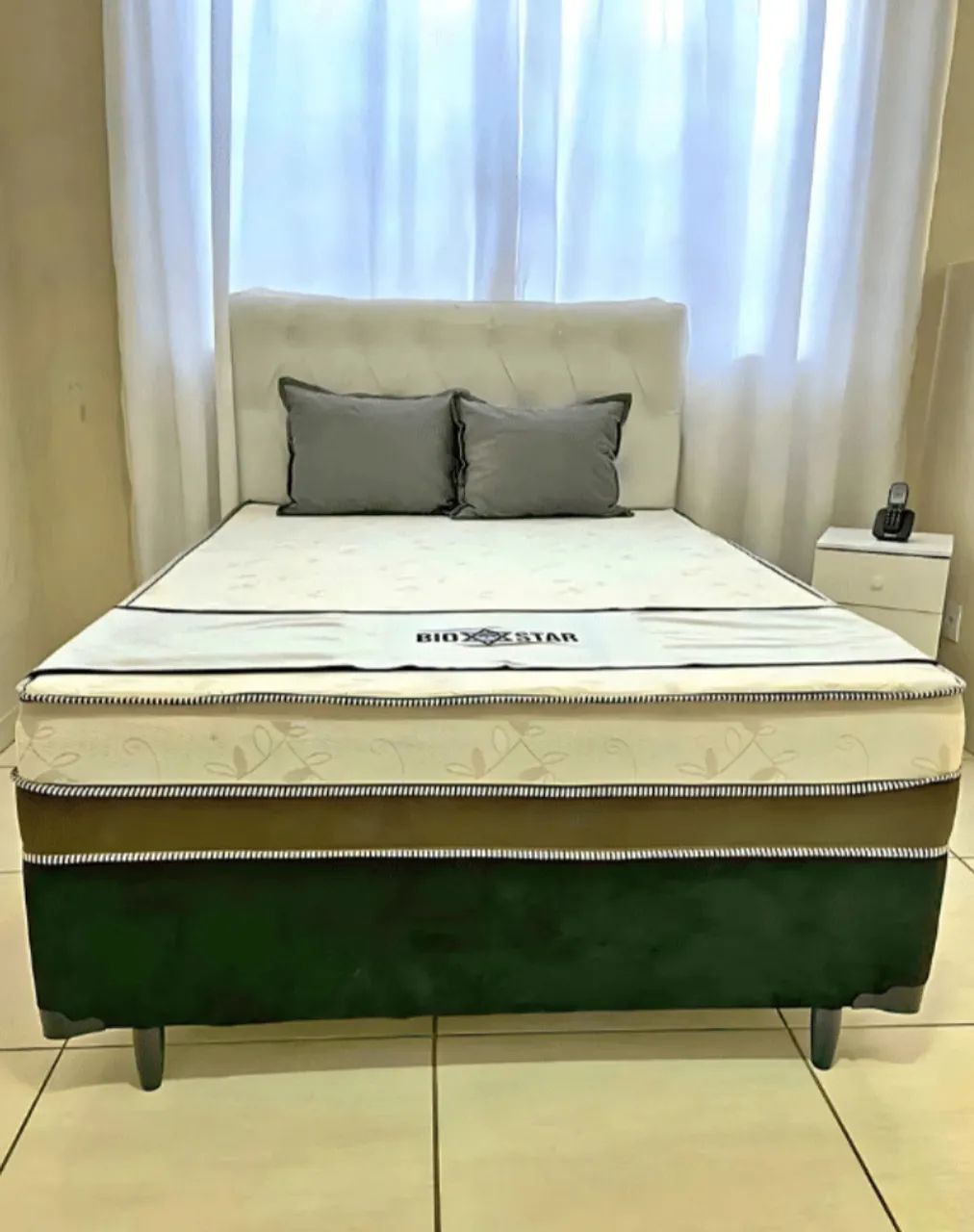 Últimas Unidades !! Cama Box Casal D33 R$530,00 Conforto e Qualidade  - Foto 2
