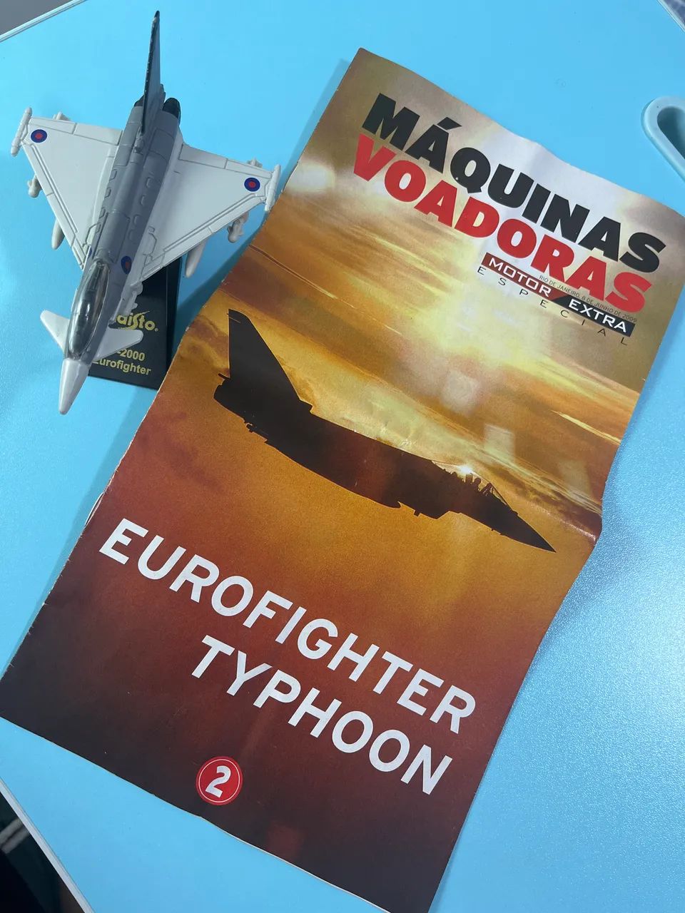 Máquinas Voadoras - Miniatura EF-2000 Eurofighter Typhoon - Foto 3