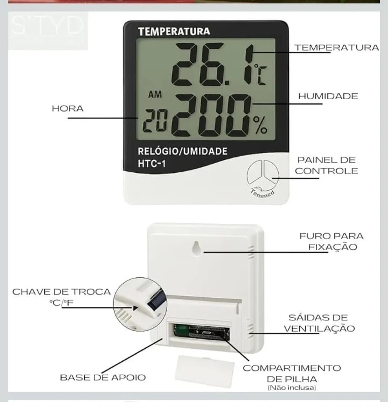 Travesseiro+ relogio de cabeceira . - Foto 3